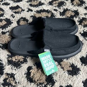 Sanuk You Got My Back Hemp Chill slip on shoes size 7 New With Tags